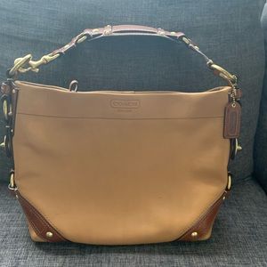 Coach Carly leather shoulder bag